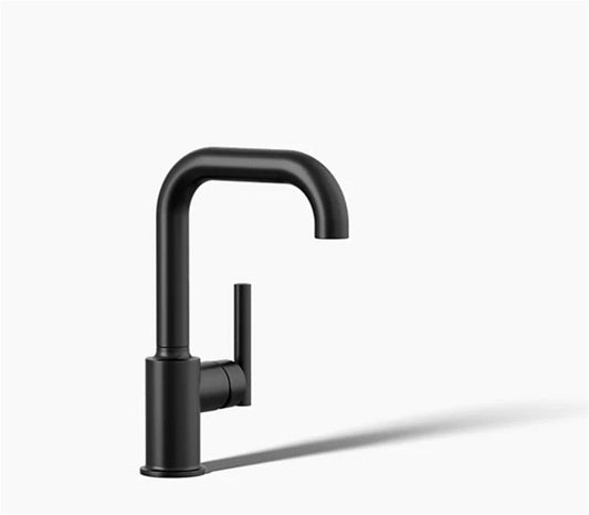 Kohler Purist 1 Hole Standard Kitchen Faucet in Vibrant Stainless K-7509-VS