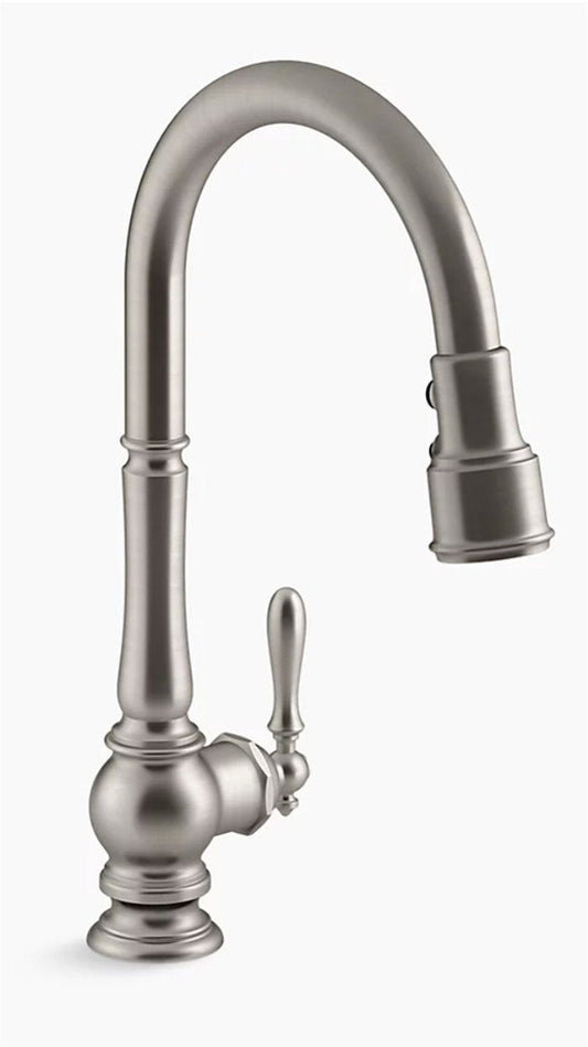 Kohler Artifacts 1-Handle Pull-Down Kitchen Faucet Vibrant Stainless K-99259-VS