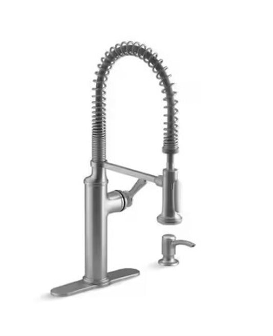 Kohler Sous Pro Style Pull Down Kitchen Vibrant Stainless K-R10651-SD-VS