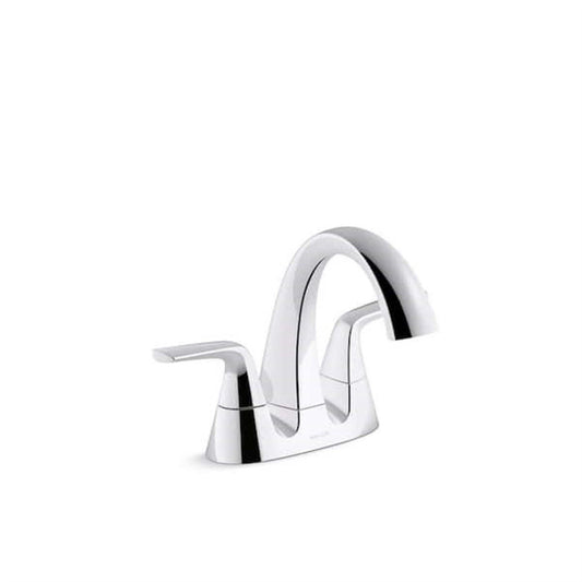 Kohler Elmbrook 4 in. Centerset Bathroom Faucet Polished Chrome K-R21995-4D-CP ✅