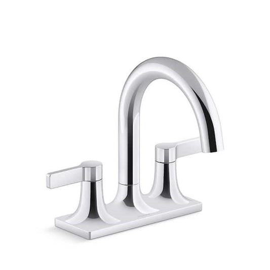 Kohler Contemporary 4 in. Centerset Bathroom Faucet Polished Chrome K-R22797-4D-CP