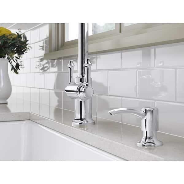 Kohler Thierry Pull Down Kitchen Faucet w/ Soap Dispenser Chrome K-R22969-SD-CP