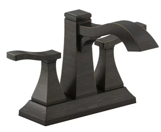 KOHLER R24059-4D-2BZ Truss CENTERSET BATHROOM SINK LAV FAUCET Oil-Rubbed Bronze