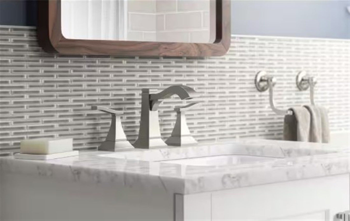 Truss Widespread bathroom sink faucet, 1.2 gpm K-R24060-4D-BN