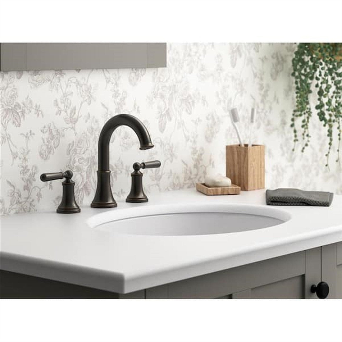 Kohler Capilano 8 in. Widespread Bathroom Faucet Oil-Rubbed Bronze K-R30582-4D-2BZ