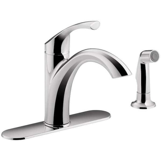 Kohler Mistos Wide-Spread Standard Kitchen Faucet in Polished Chrome K-R72508-CP