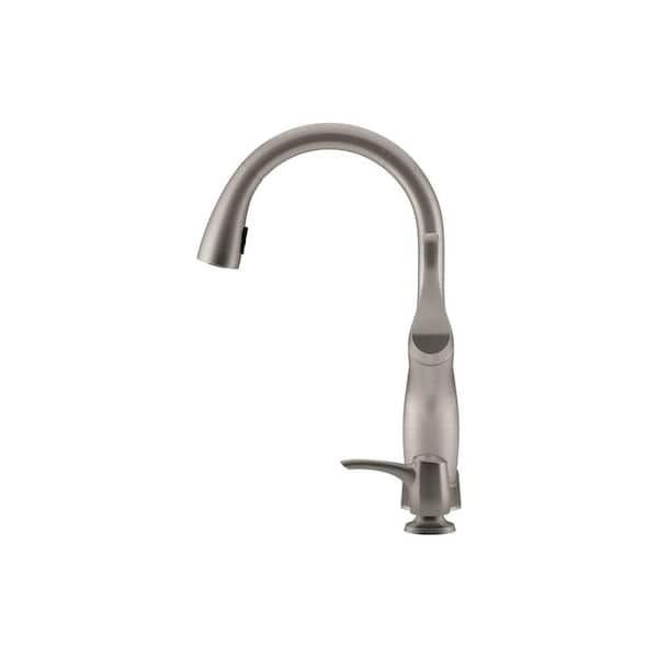 KOHLER Mazz R72511-SD-VS Pull-Down Sprayer Kitchen Faucet in Vibrant Stainless