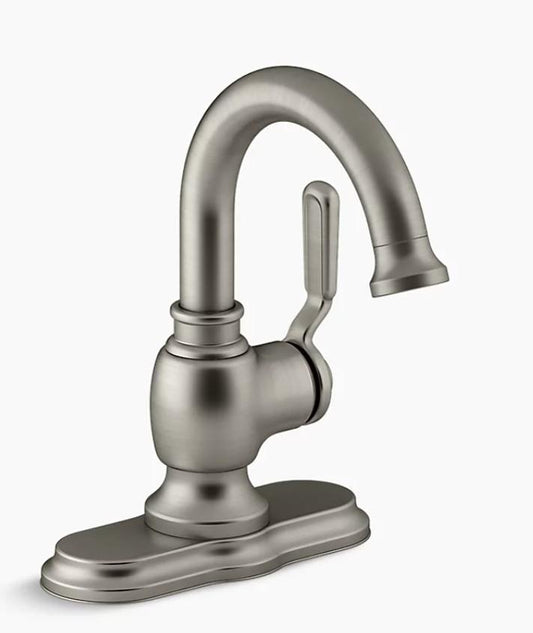 Kohler Worth Single Handle Bathroom Faucet in Brushed Nickel R76255-4D-BN ✅