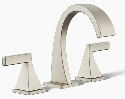 Kohler Katun 8 in. Widespread Bathroom Faucet Vibrant Brushed Nickel K-R78039-4D-BN