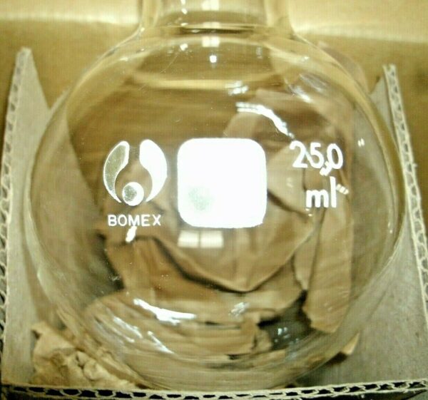 Case Of 6 Bomex Round Bottom Boiling Flask 250mL-Science Lab-NEW-American EDU - Image 2