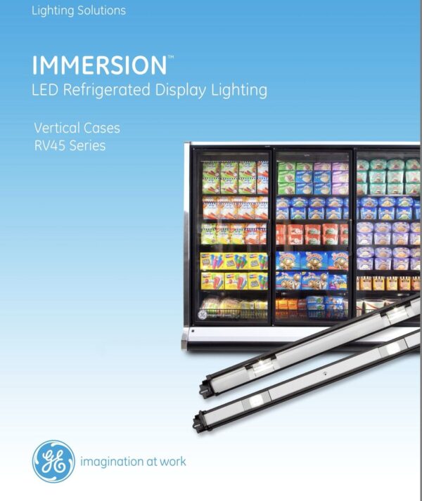 GE Immersion  LED cooler lighting kit for 3 door 5' refrigerated display cases