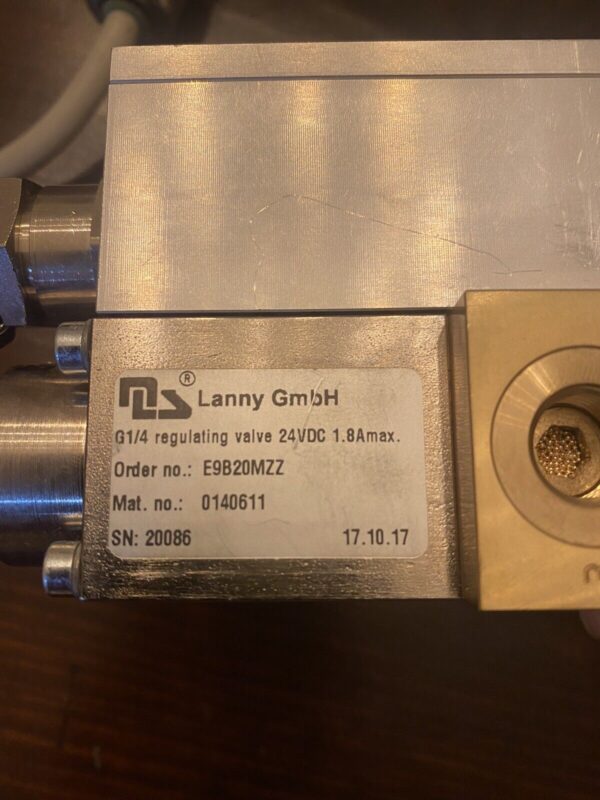 Lanny Gmbh G 1/4 regulating valves PN 0140611 Trumpf Laser - Image 2