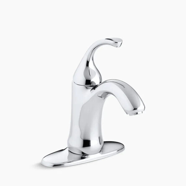 KOHLER Forte K-10215-4-CP Single Handle hole/Centerset Bathroom Faucet Chrome