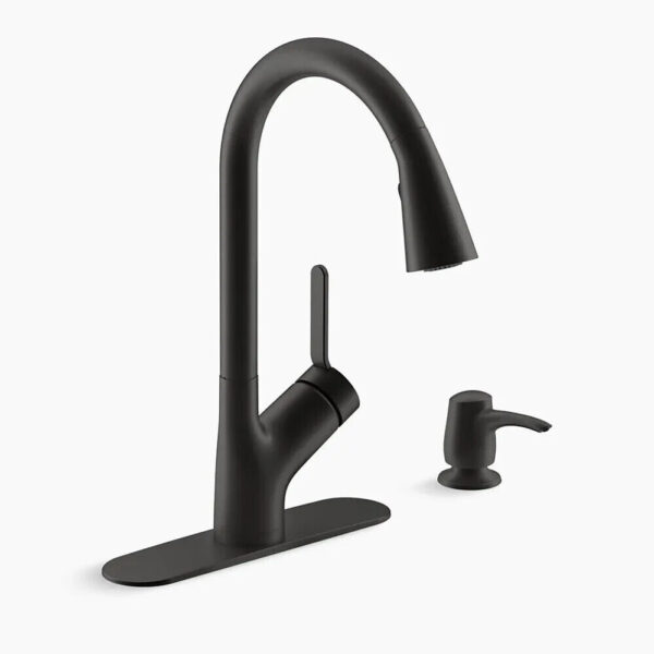 Kohler Setra Single-Handle K-R22898-SD-BL Pull-Down Kitchen Faucet